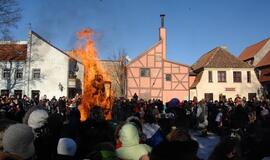 Mieste švenčiamos užgavėnės