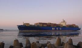 Klaipėdos uoste - rekordinis laivas