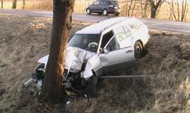 Avarijos kelyje Klaipėda-Palanga