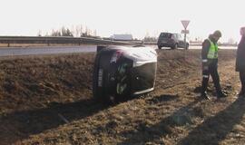 Avarijos kelyje Klaipėda-Palanga