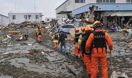 Vaizdai iš stichijų nusiaubtos Japonijos