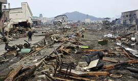 Vaizdai iš stichijų nusiaubtos Japonijos