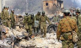 Vaizdai iš stichijų nusiaubtos Japonijos