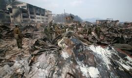 Vaizdai iš stichijų nusiaubtos Japonijos