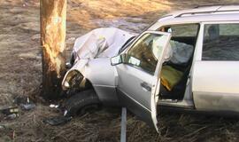 Avarijos kelyje Klaipėda-Palanga