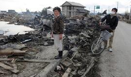 Vaizdai iš stichijų nusiaubtos Japonijos