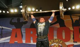 Žydrūnas Savickas &quot;Arnold's Strongman&quot; turnyre liko trečias