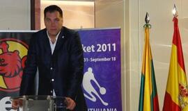 Arvydas Sabonis linkėjo ispanams &quot;Eurobasket 2011&quot; finale susitikti su lietuviais
