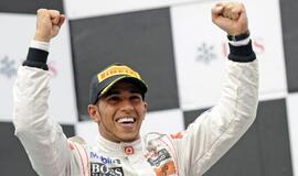 "Formulė-1: trečiąjį etapą laimėjo Luisas Hamiltonas
