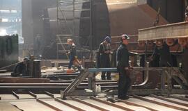 Ceremonija pažymėjo laivų statybos pradžią