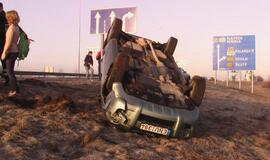 Slidžioje automagistralėje - avarijų gausa