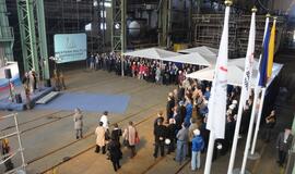 Ceremonija pažymėjo laivų statybos pradžią