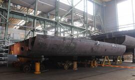 Ceremonija pažymėjo laivų statybos pradžią