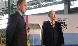 Ceremonija pažymėjo laivų statybos pradžią