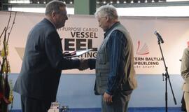 Ceremonija pažymėjo laivų statybos pradžią