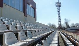 Klaipėdos miesto centrinis stadionas balandžio pabaigoje