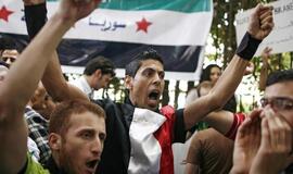 Sirijoje per protestus žuvo ne mažiau kaip 500 taikių gyventojų