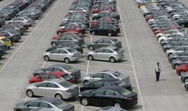 Naujų automobilių pardavimai JAV balandį padidėjo 17 proc.