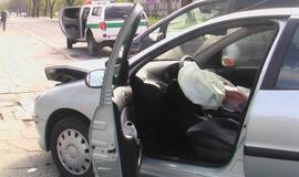 Avarija Birutės ir Bijūnų gatvių sankryžoje