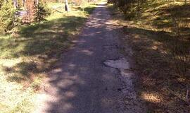 Naikinamas dviračių takas