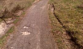 Naikinamas dviračių takas