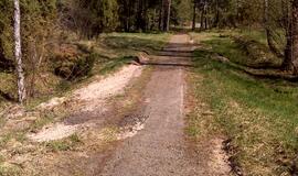 Naikinamas dviračių takas