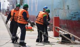 Klaipėdos uoste - rekordinio ilgio laivas