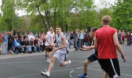 Krepšinio turnyras Sauliaus Štombergo vardo aikštelėje