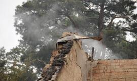 Gaisras apartamentuose Juodkrantėje