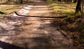 Naikinamas dviračių takas