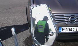 Krito motociklai, sužeistas žmogus