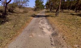 Naikinamas dviračių takas