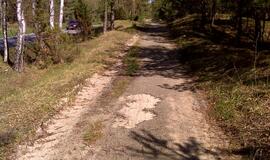 Naikinamas dviračių takas