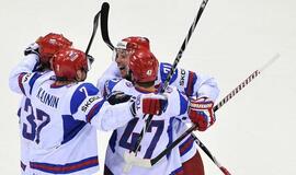 Rusijos ledo ritulininkai eliminavo kanadiečius iš kovos dėl medalių