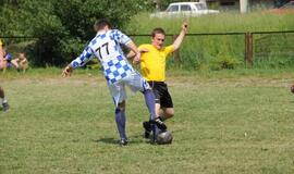 Futbolo varžybose - žmonės su negalia