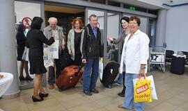 Palangos oro uoste - pirmieji turistai iš Maskvos