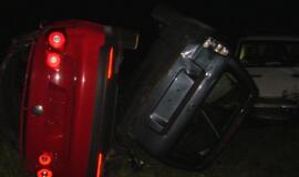 Baltarusių koloną išvartė akmuo