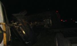 Baltarusių koloną išvartė akmuo