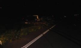 Baltarusių koloną išvartė akmuo