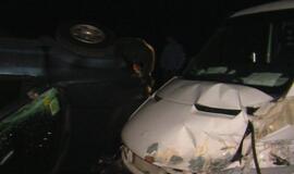 Baltarusių koloną išvartė akmuo