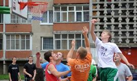 Renovuotoje aikštelėje – kiemo krepšinio turnyras