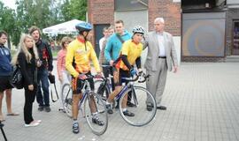 Žygio dviračiais aplink Lietuvą startas