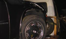 Baltarusių koloną išvartė akmuo