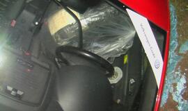 Baltarusių koloną išvartė akmuo