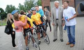 Žygio dviračiais aplink Lietuvą startas