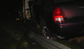 Baltarusių koloną išvartė akmuo