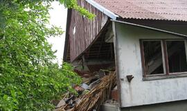 Sprogimas Vilkyškiuose sugriovė gyvenamąjį namą