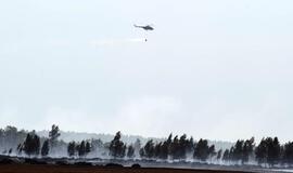 Traksėdžių durpyno gaisras lokalizuotas