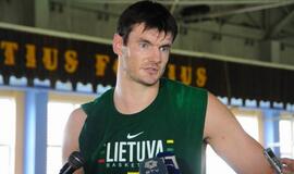 Lietuvos rinktinės krepšininkai treniruojasi Klaipėdoje