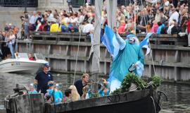 Laivų paradas Danės upėje